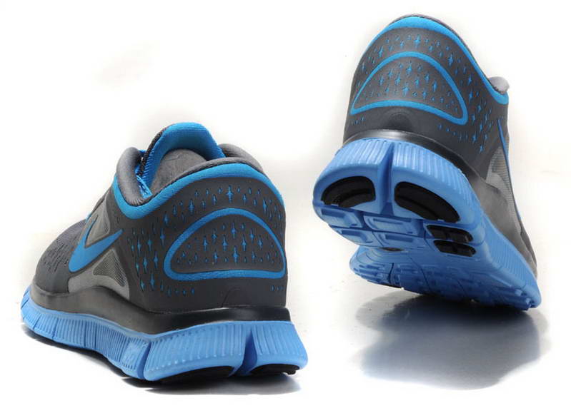 Nike Free run Womens Shoes 5.0 breathable Black Blue (3)